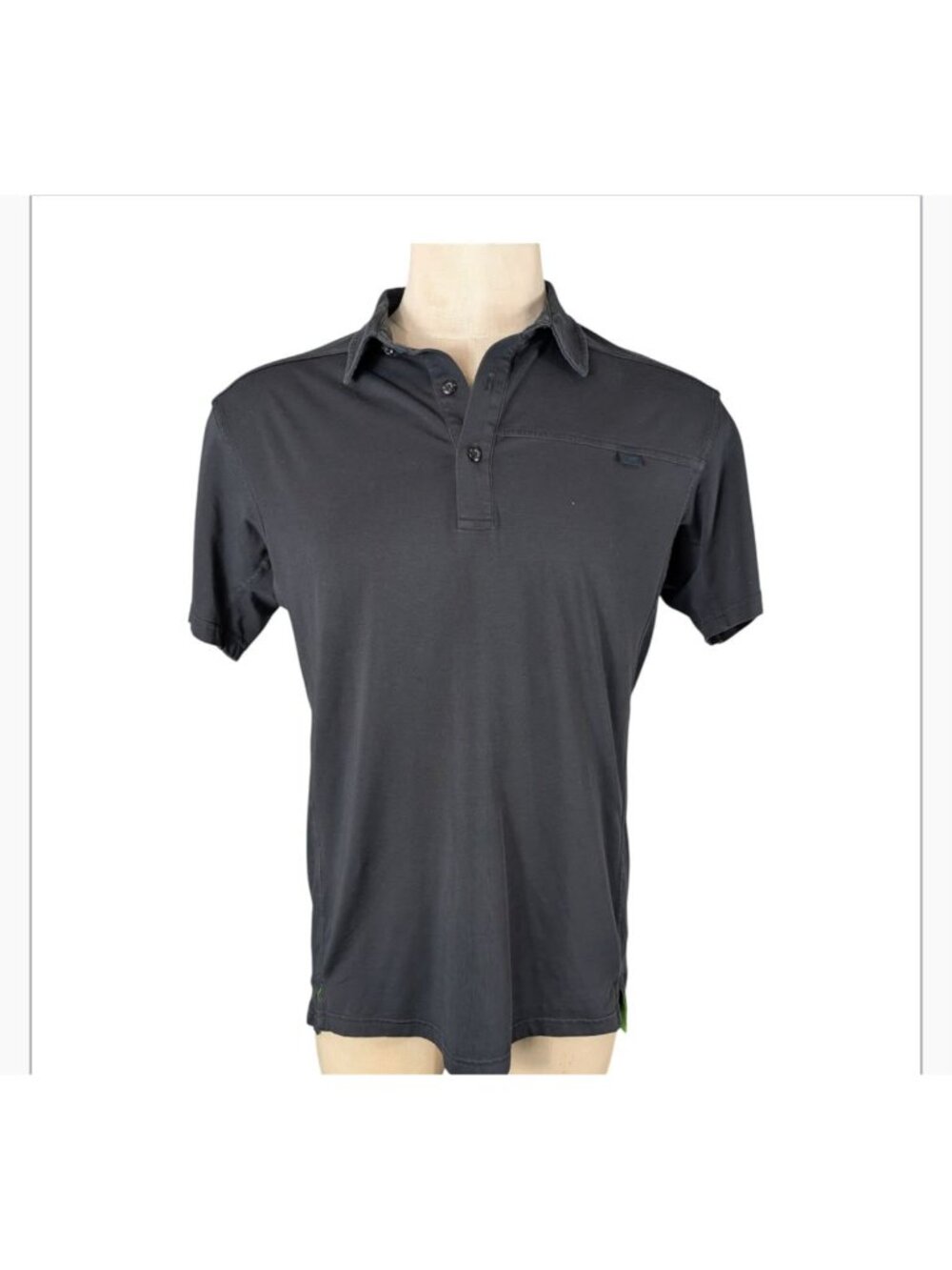 Arc'teryx Men's Black Polo Shirt Size L Short Sleeve Casual Golf Wear